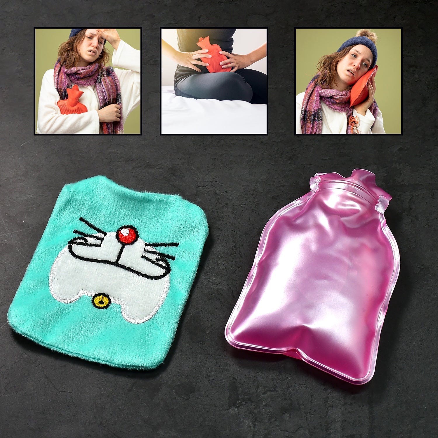 6529 Doremon Cartoon small Hot Water Bag with Cover for Pain Relief, Neck, Shoulder Pain and Hand, Feet Warmer, Menstrual Cramps. 6529 Doremon Cartoon small Hot Water Bag with Cover for Pain Relief, Neck, Shoulder Pain and Hand, Feet Warmer, Menstrual Cramps.